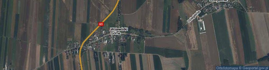 Zdjęcie satelitarne Wojewódki Górne ul.